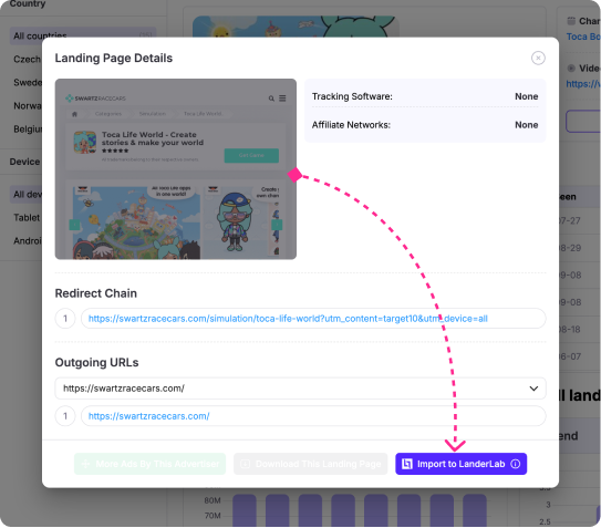 Import Lander&nbsp;<br />to LanderLab